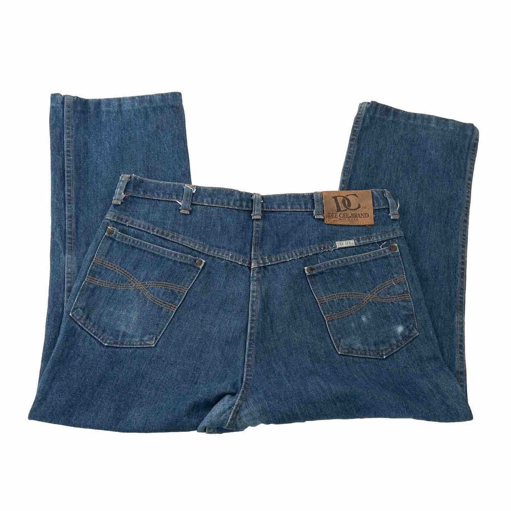 Vintage Dee Cee‎ Jeans Made In USA Mens 36x32 Denim